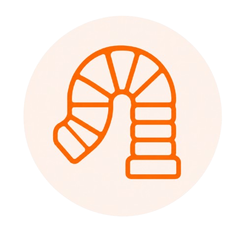 Dryer vent installation icon