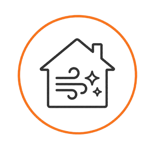 Cleaner ducts icon