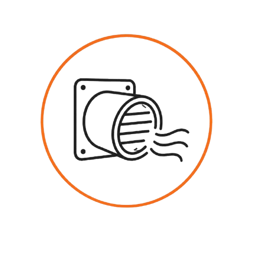 Dryer vent cleaning icon